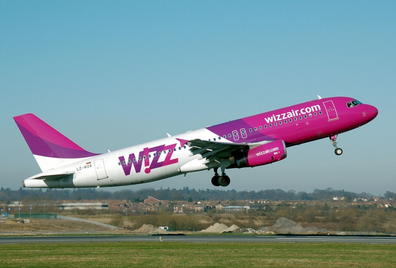 Wizz Air начал полеты по пяти новым направлениям из Киева